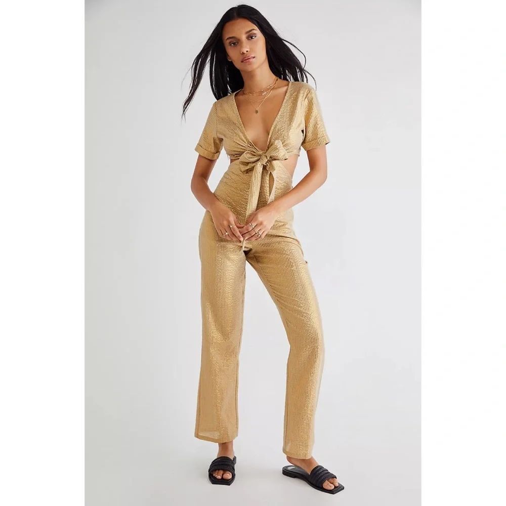 Free People Jen's Pirate Booty Pioneertown Jumpsuit